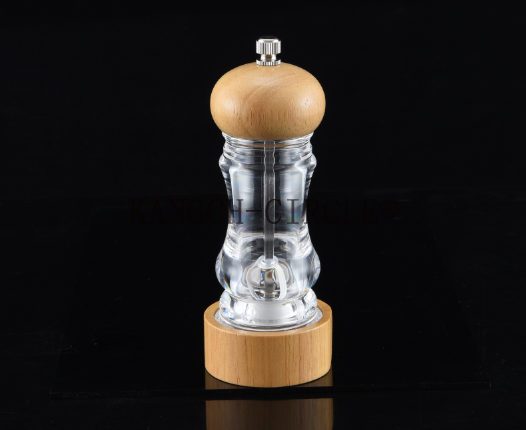 Acrylic pepper mill